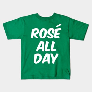 Rose All Day (white) Kids T-Shirt